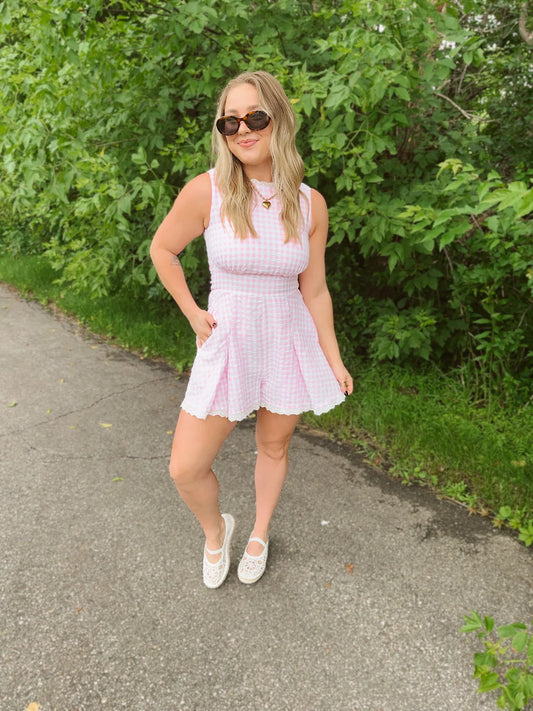 Pretty in Pinknic Romper