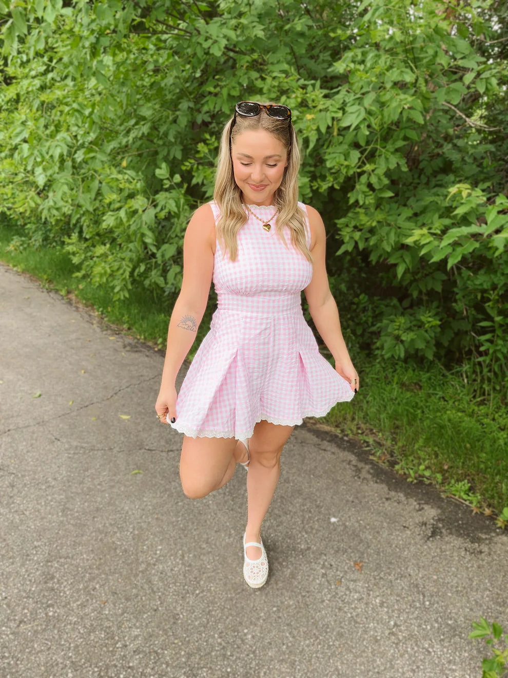 Pretty in Pinknic Romper