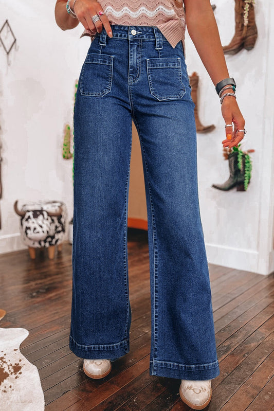 sail bleu wide jeans