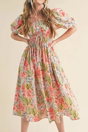 Floral Midi Dress