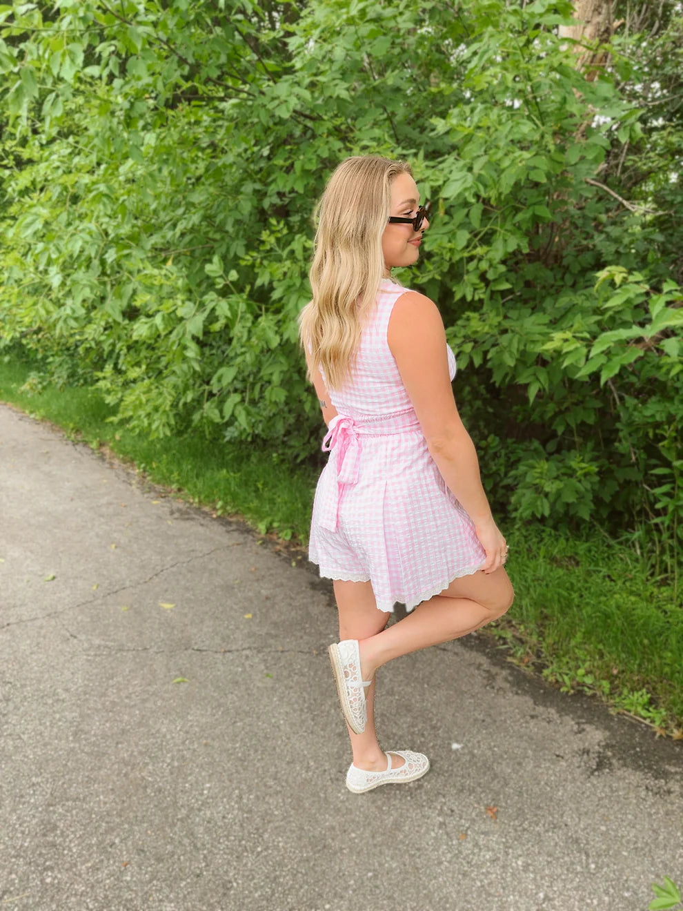 Pretty in Pinknic Romper