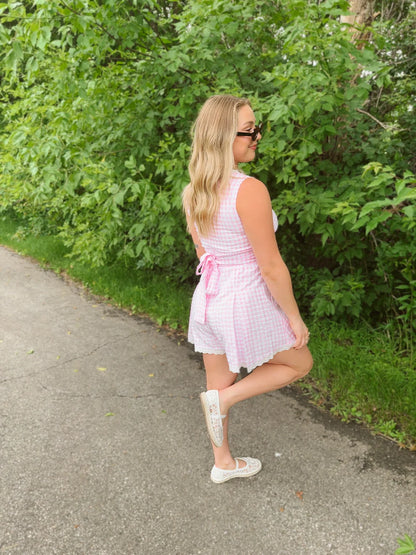Pretty in Pinknic Romper