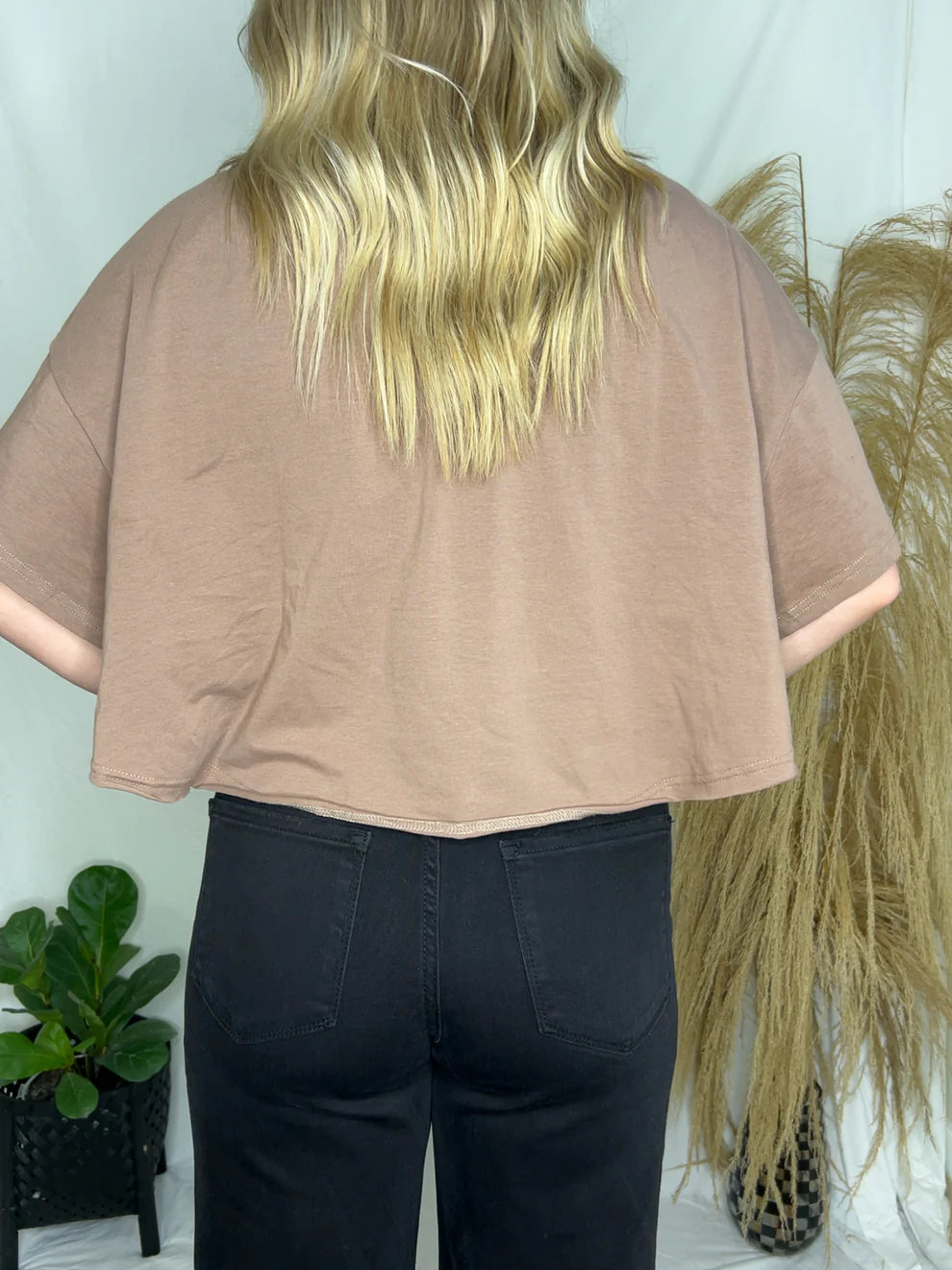 Black High Rise Wide Leg Jeans